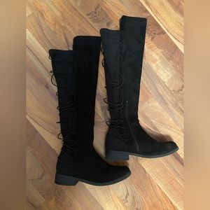 Black Suede Boots
